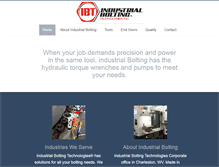 Tablet Screenshot of industrialbolting.com
